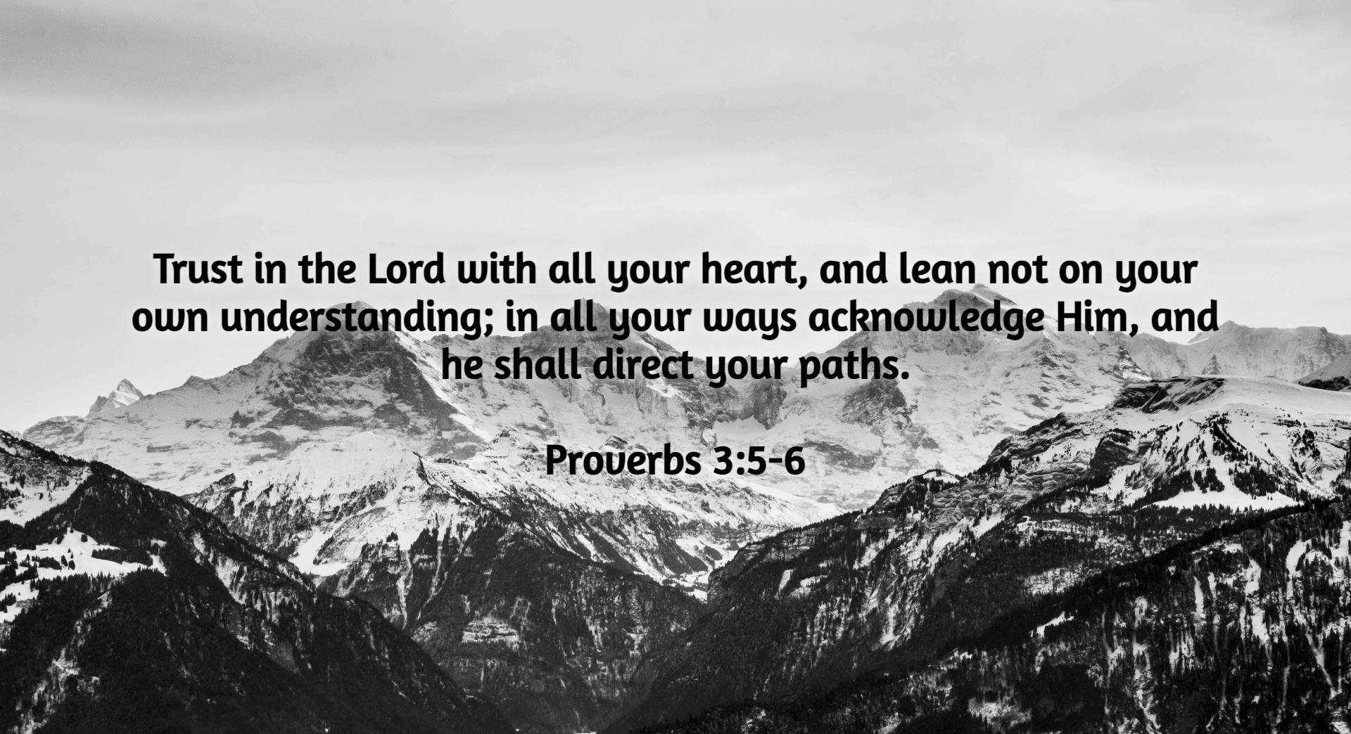 proverbs 3:5